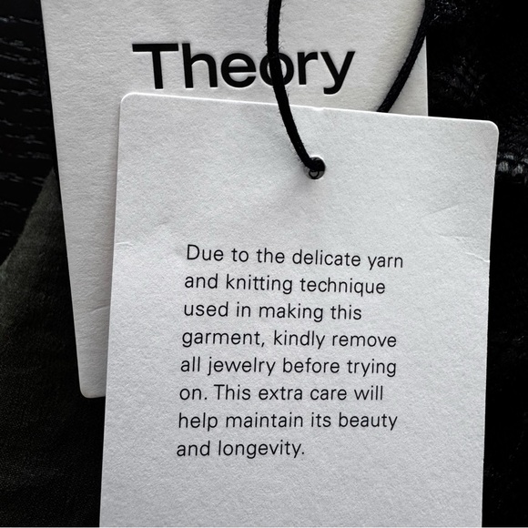 Theory Bleecker Lace Midi Skirt Black Leopard Print Sheer Overlay NWT Size M - Picture 8 of 10